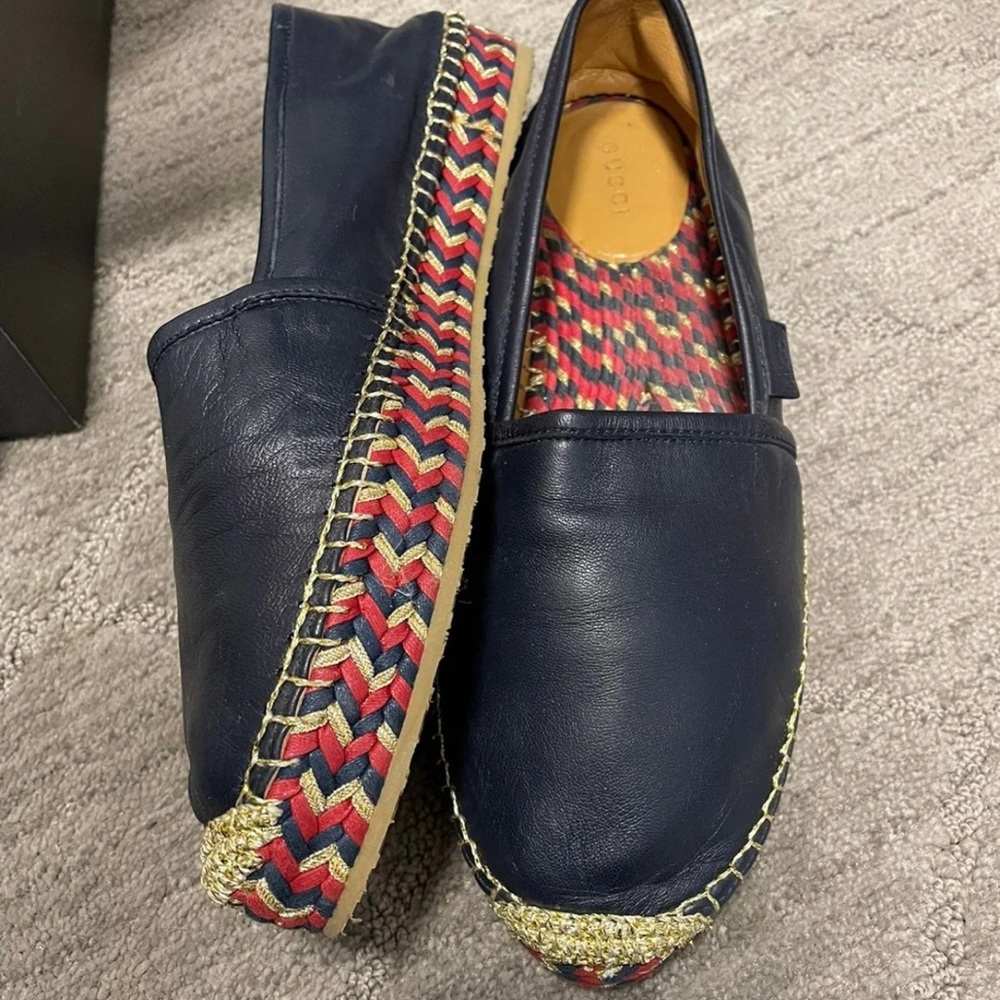 Gucci nautical Charlotte espadrilles